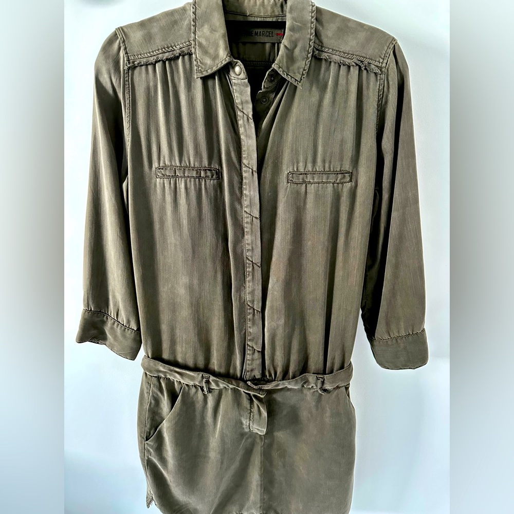 Etienne Marcel Casual 3/4 Sleeve Dress Military style